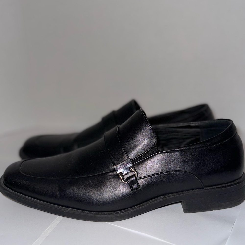 Perry Ellis Shoes Portfolio Ultra Foam Dress Loafer Black Mens Size11